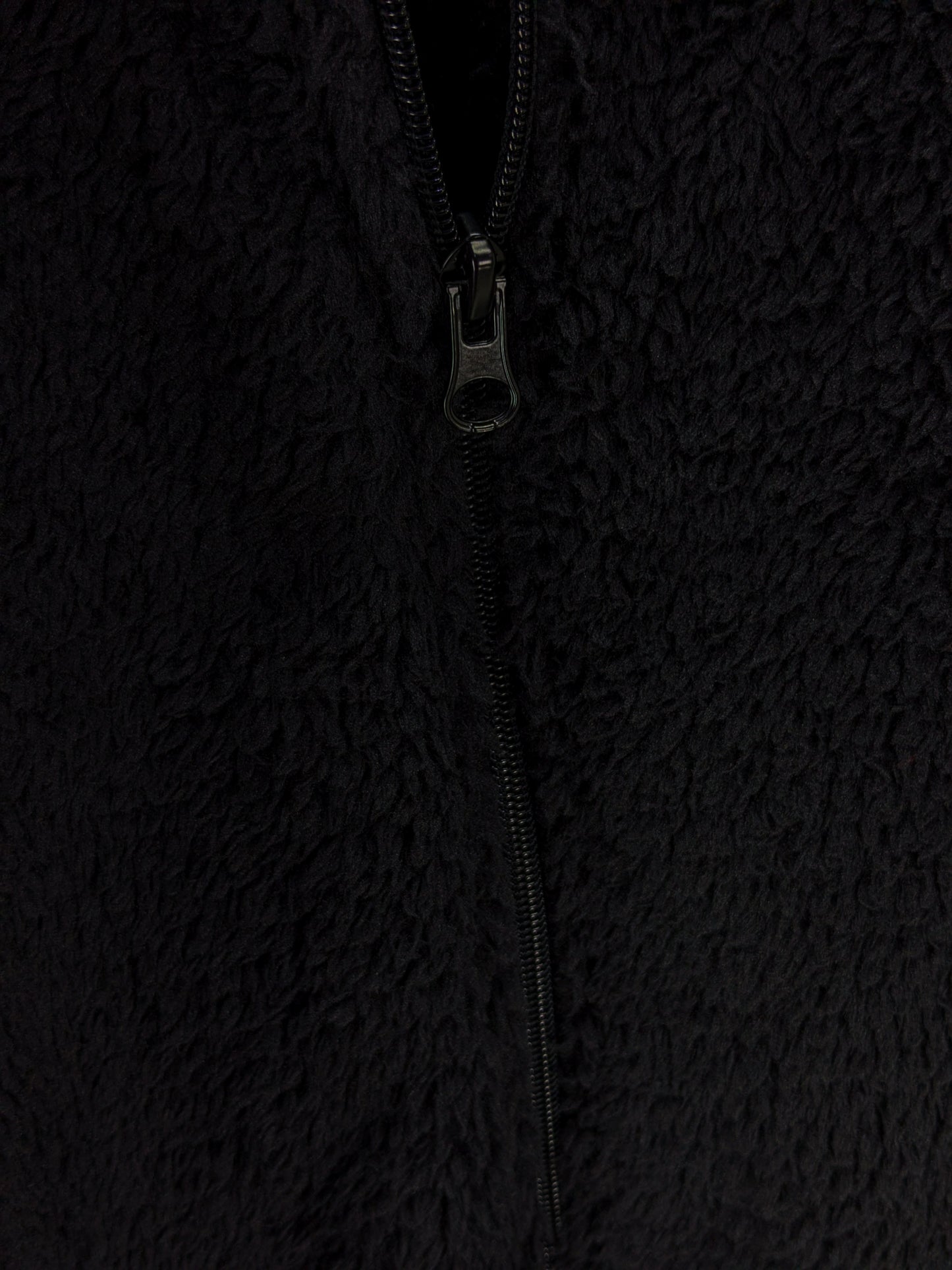 2785-Crazyage Furr Zip Up Long Sleeve Jacket Women