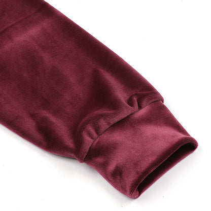Velvet Round Neck For Women-2353