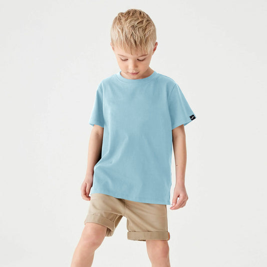 Joma Desert Plain T-shirt for Boys-2428-Sky Blue