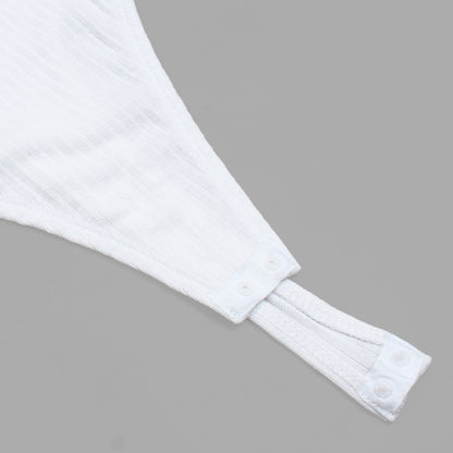 2294-Sleeveless Racer Neck Bodysuit Isawitfirst -Fx1038