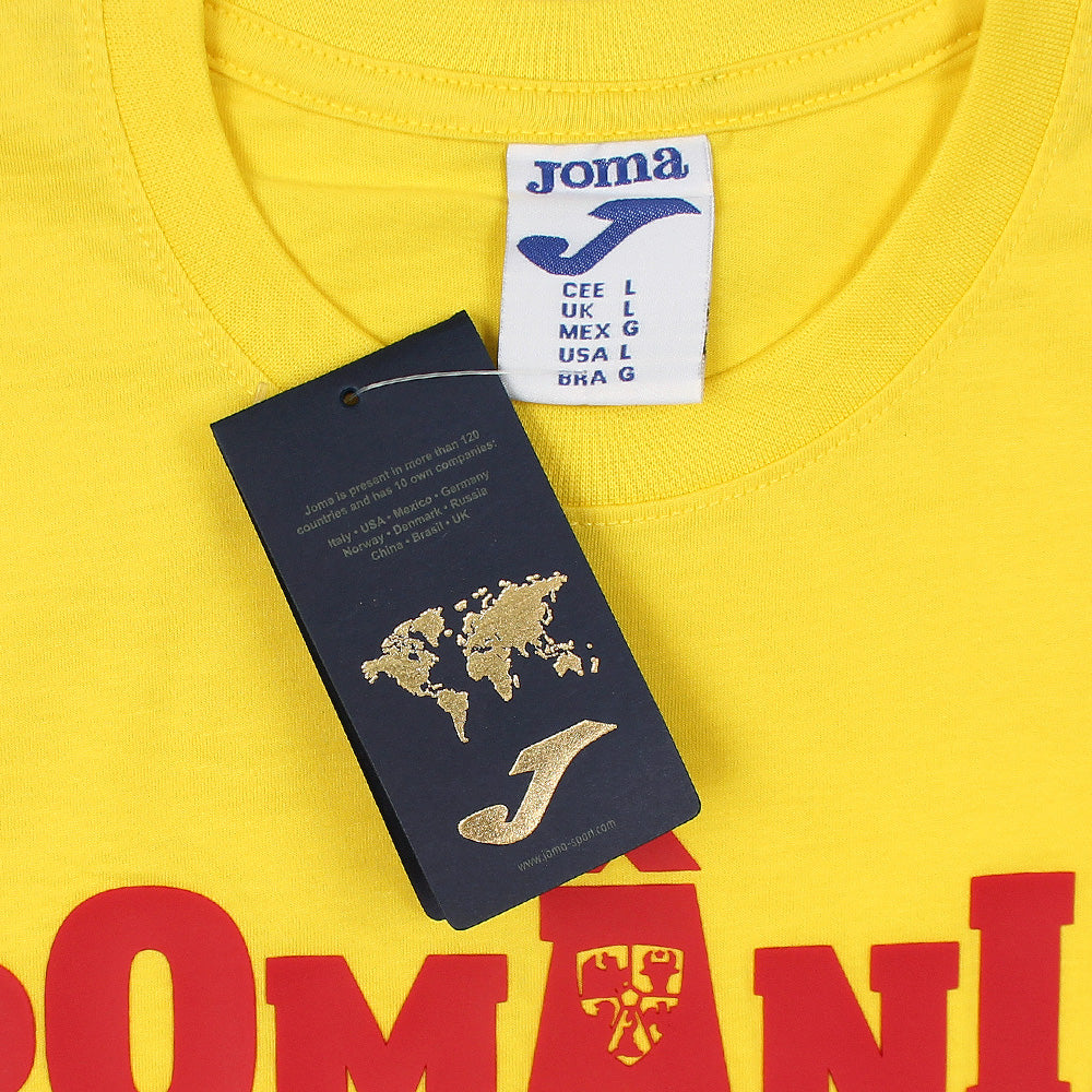 2678-Joma Romania Short Sleeve T Shirt For Men-Yellow