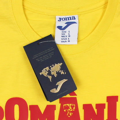 2678-Joma Romania Short Sleeve T Shirt For Men-Yellow