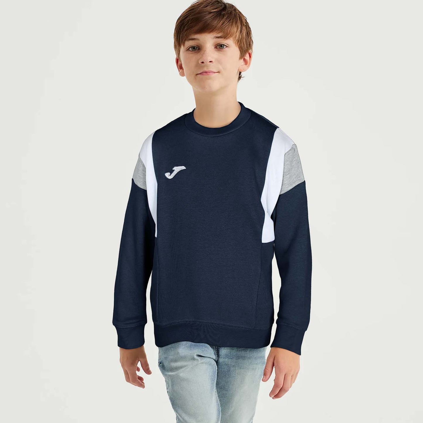 Joma Sweatshirt For Kids-KSWS-2007-Navy Blue