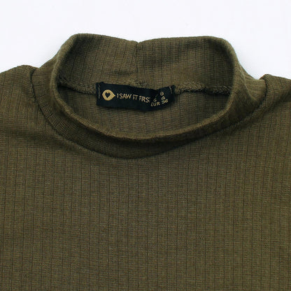 Full Sleeve High Neck CropTop Isawitfirst-2290-Fx1034