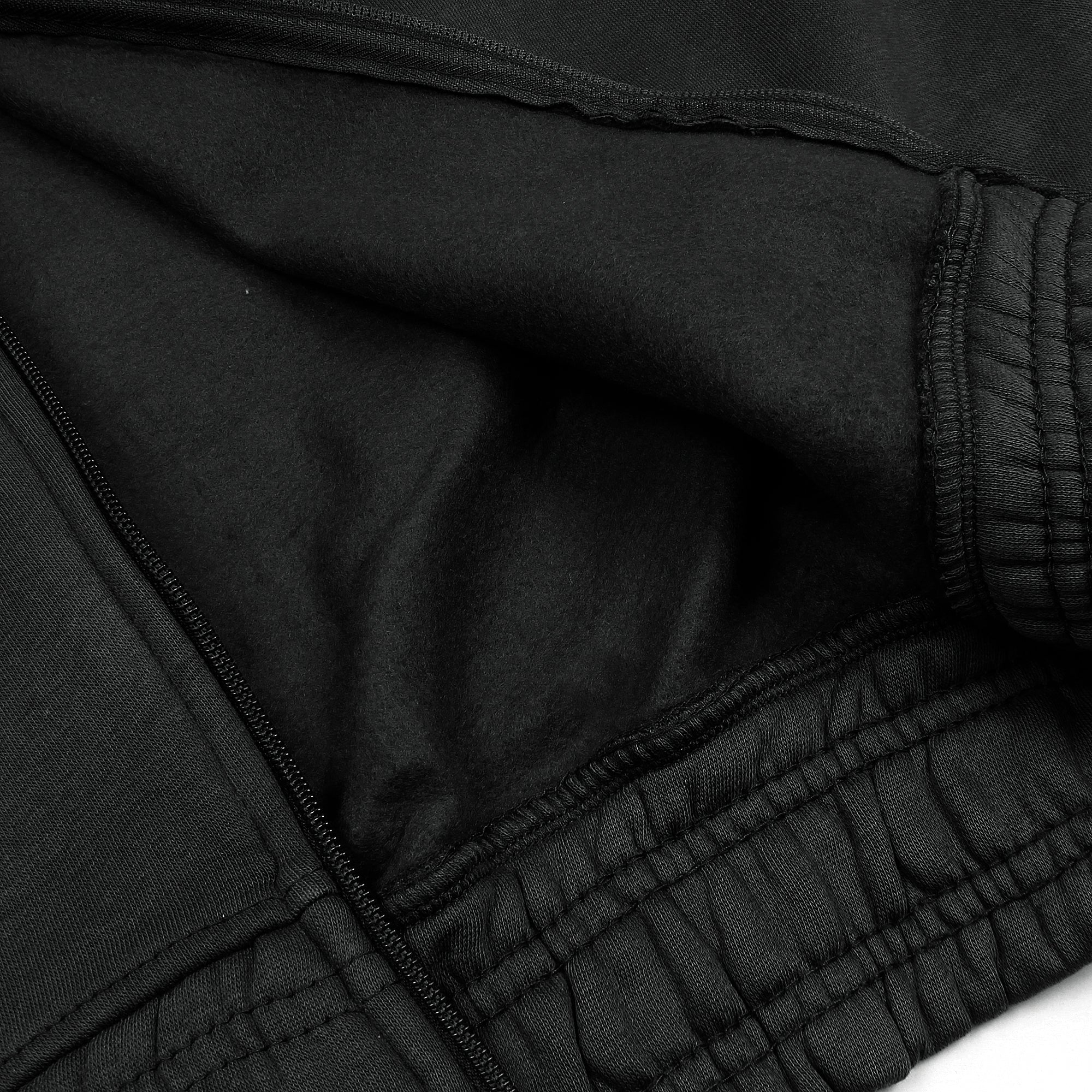 Ladypolitan Croptop zipper Hood-2041-Black