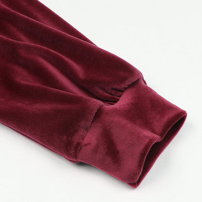 Velvet Turtle Neck For Women-2352