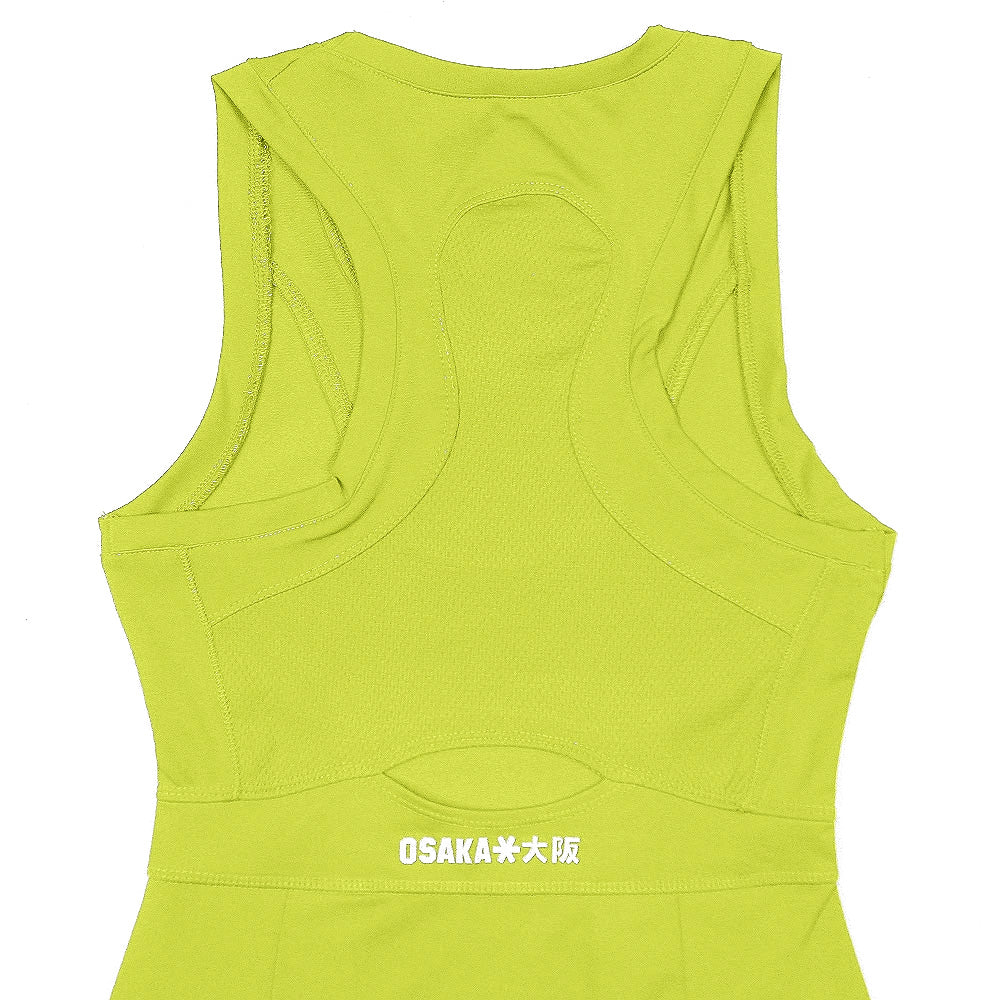 Osk Floucy Dress Women-2534-Lime Green