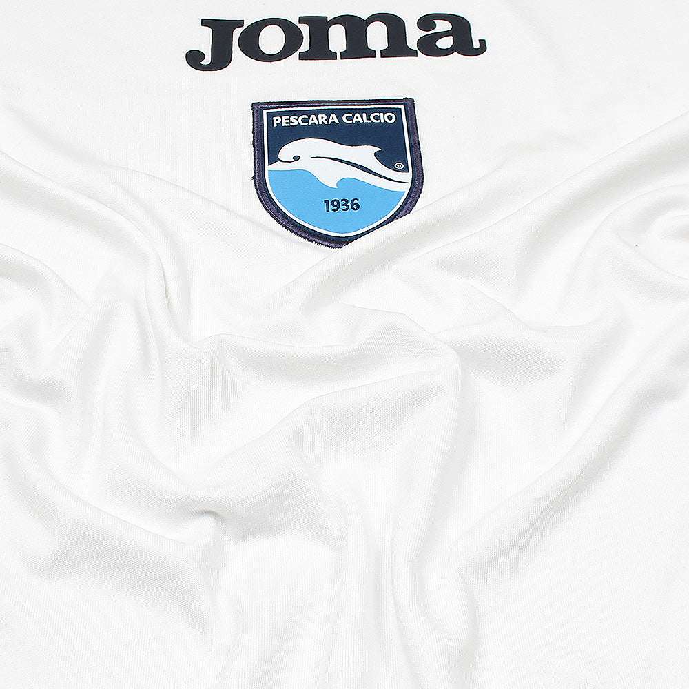 2676-Joma Pescara Training Short Sleeve T Shirt-White