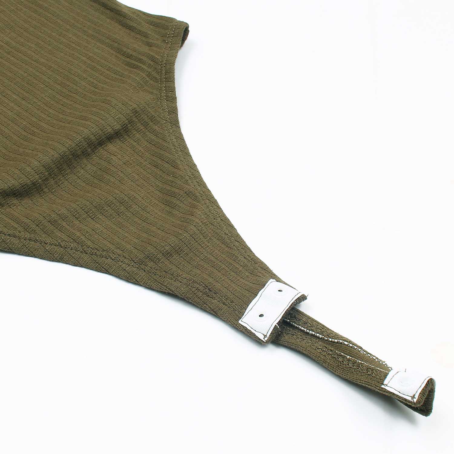 Full Sleeve Round Neck Bodysuit Isawitfirst-2293-Fx1037-Olive