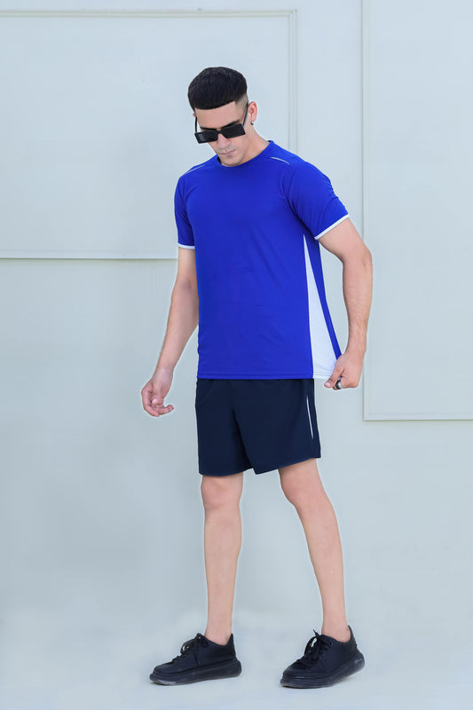 Banner Round Neck Dry-Fit T-Shirt For Men-0066