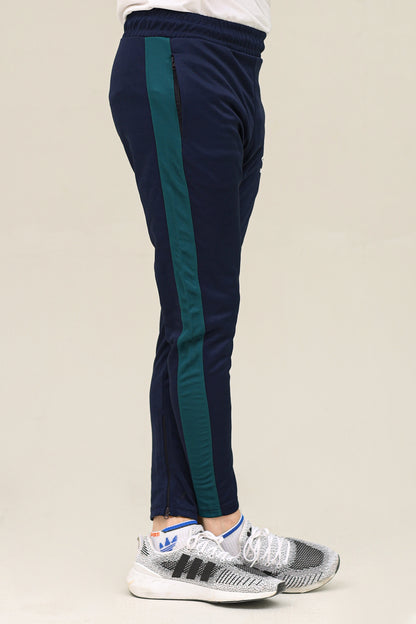 Umb Dry-Fit Side Panel Trouser-2449-Navy Green