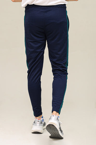 2449-Umb Dry-Fit Side Panel Trouser-FX002-Navy Green