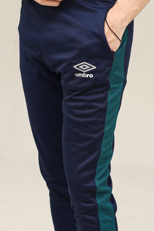 2449-Umb Dry-Fit Side Panel Trouser-FX002-Navy Green