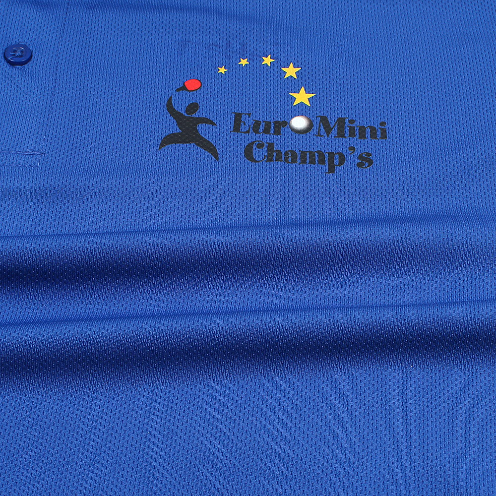 Tibhar Euro Champs Polo-2437-Royal Black