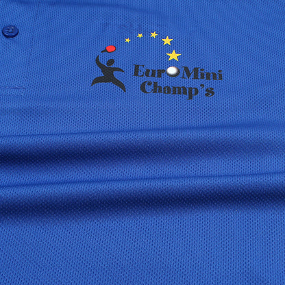 Tibhar Euro Champs Polo-2437-Royal Black