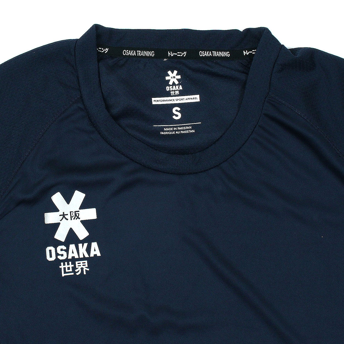 Osaka Polyester Training Tee for Men-MTST-2229-Navy