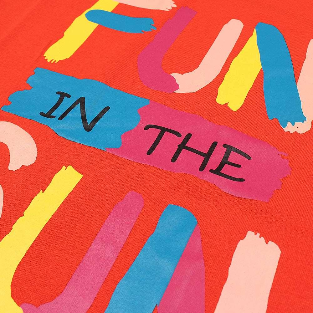 Fun In The Sun Print T-Shirt For Women-0004
