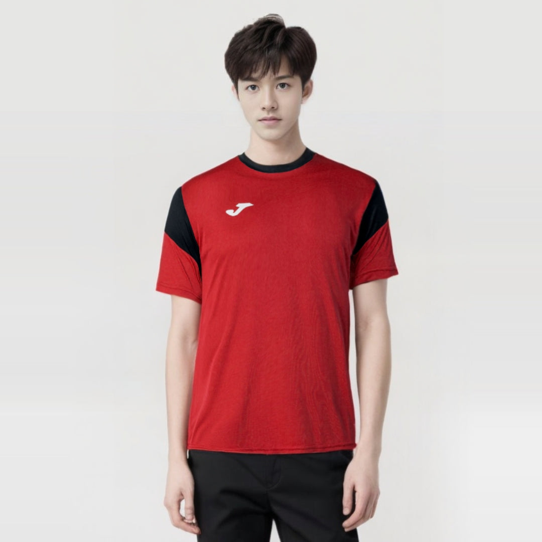 Joma Phoenix T-shirt For Men-MTST-0060-Red Black