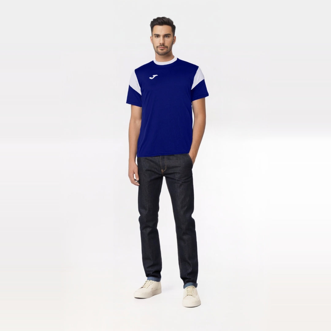 Joma Phoenix T-shirt For Men-MTST-0060-Royal White