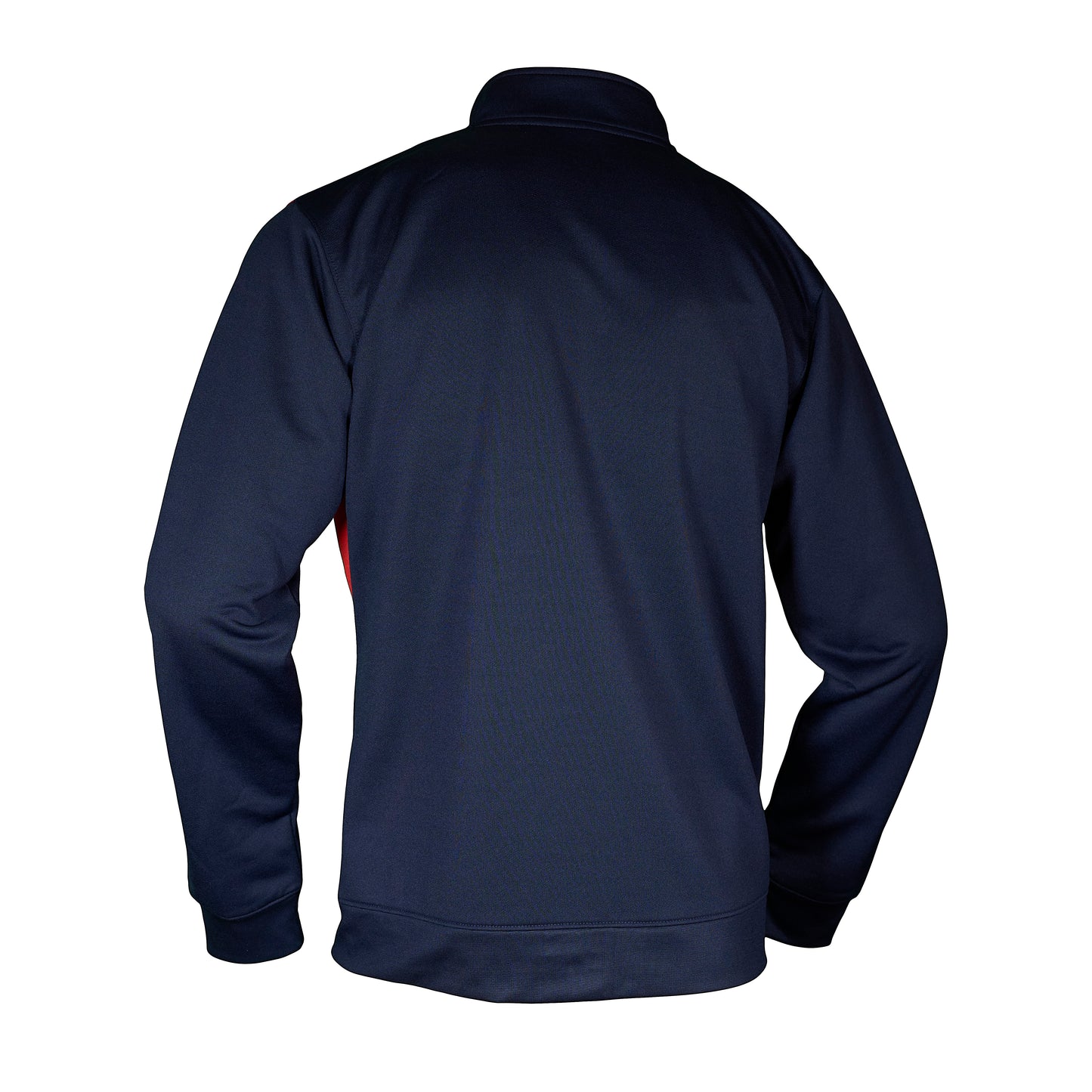 2739-Bold Wolf Full Zipper Jacket Men-Navy Red