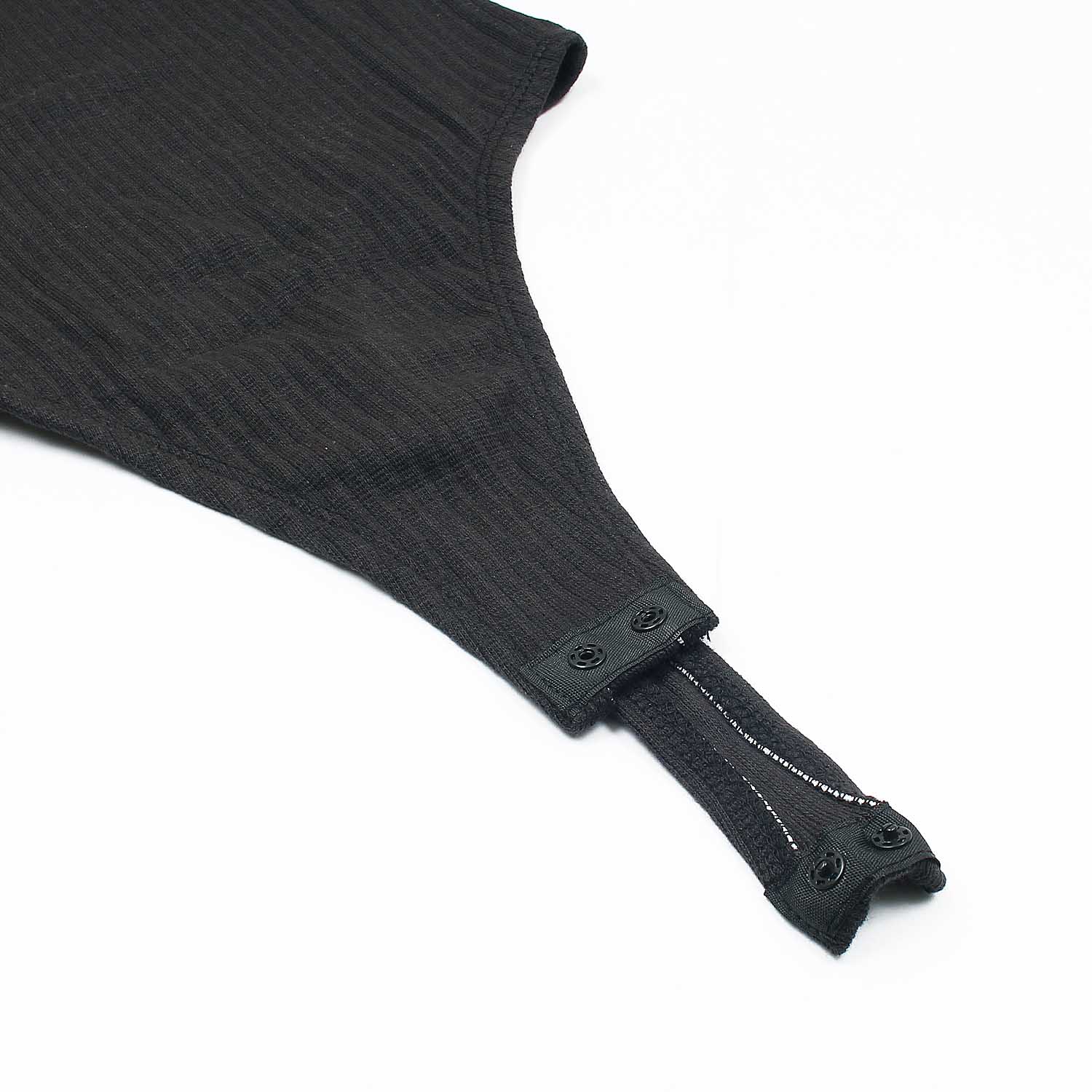Full Sleeve Round Neck Bodysuit Isawitfirst-2293-Fx1037-Black