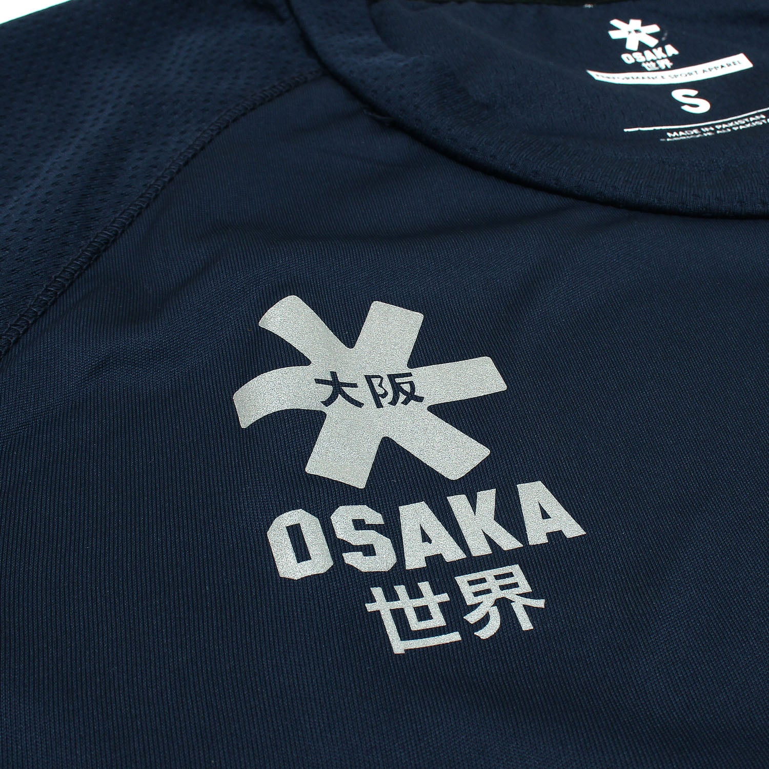Osaka Polyester Training Tee for Men-MTST-2229-Navy