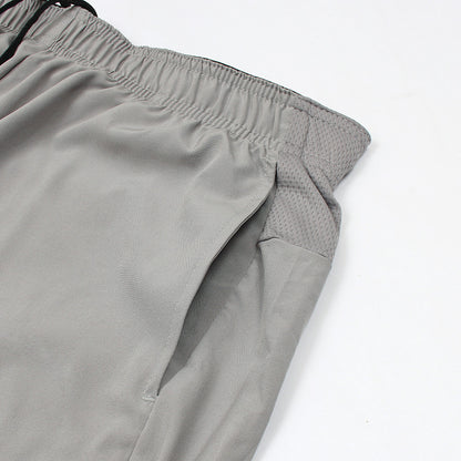 2618-Osaka Two In One Shorts For Men-Grey