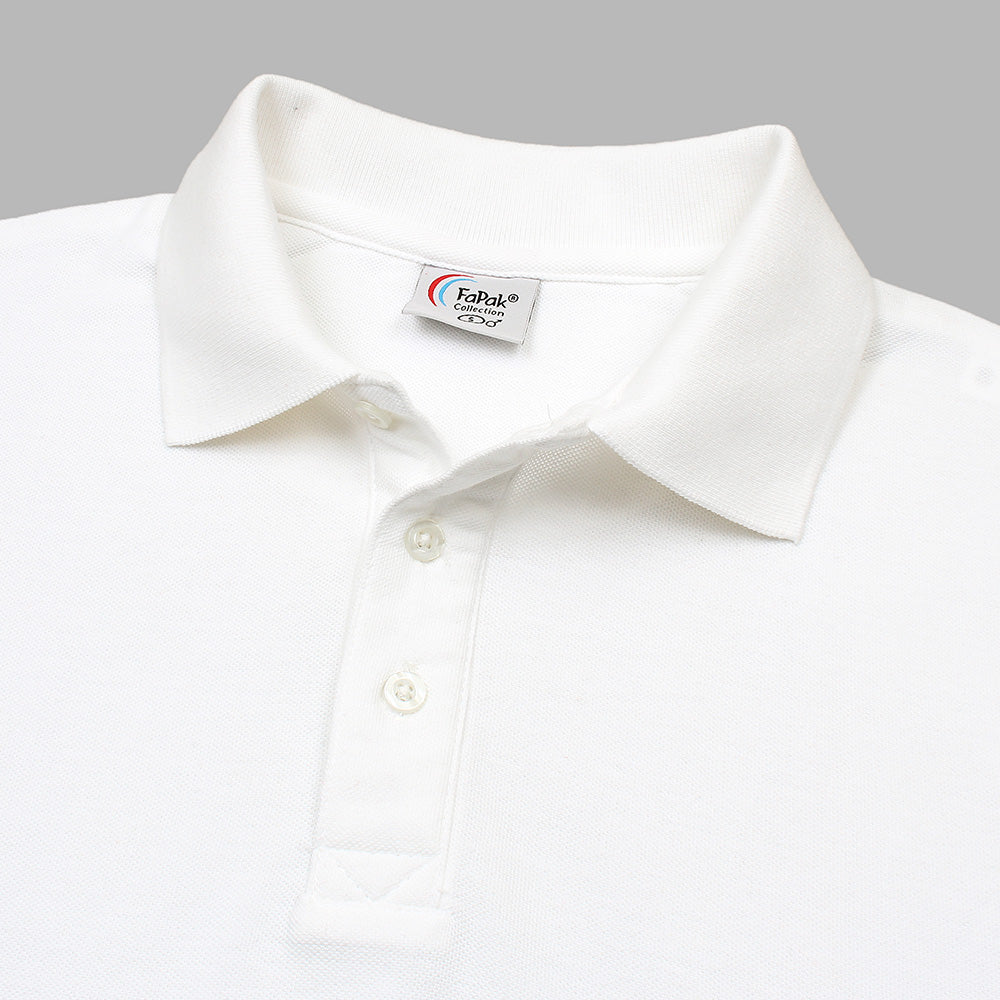 Fapak Mens Polo-MPLO-2141-White