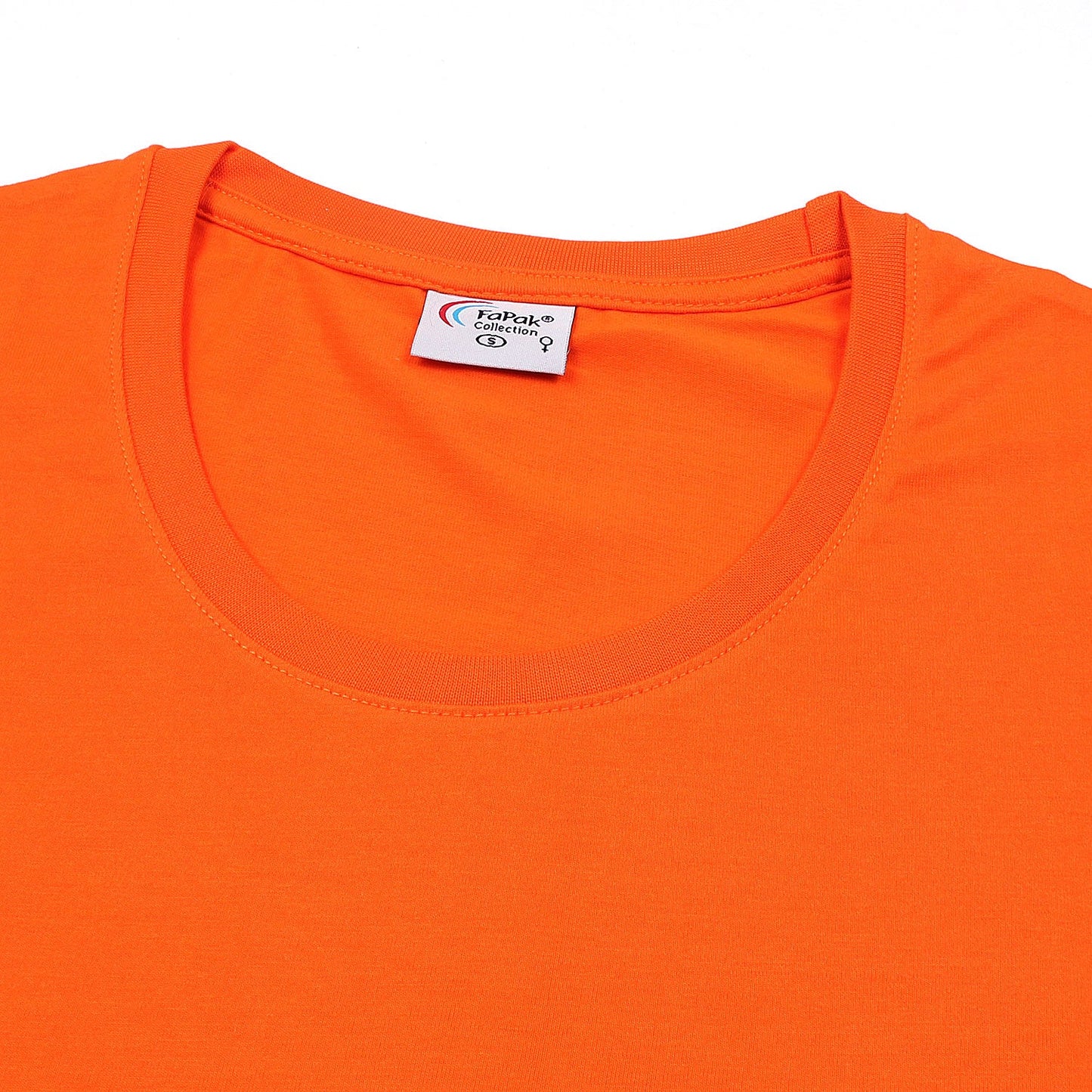 Fapak Solid Round Neck T-shirt For Women-2405