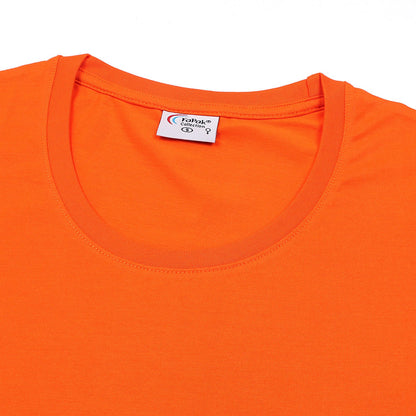 Fapak Solid Round Neck T-shirt For Women-2405