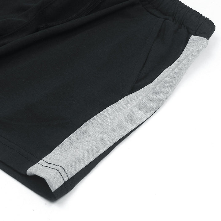 Cotton Short with Side Panel For Boys-KSHR-2236-blk – FactoryX.pk