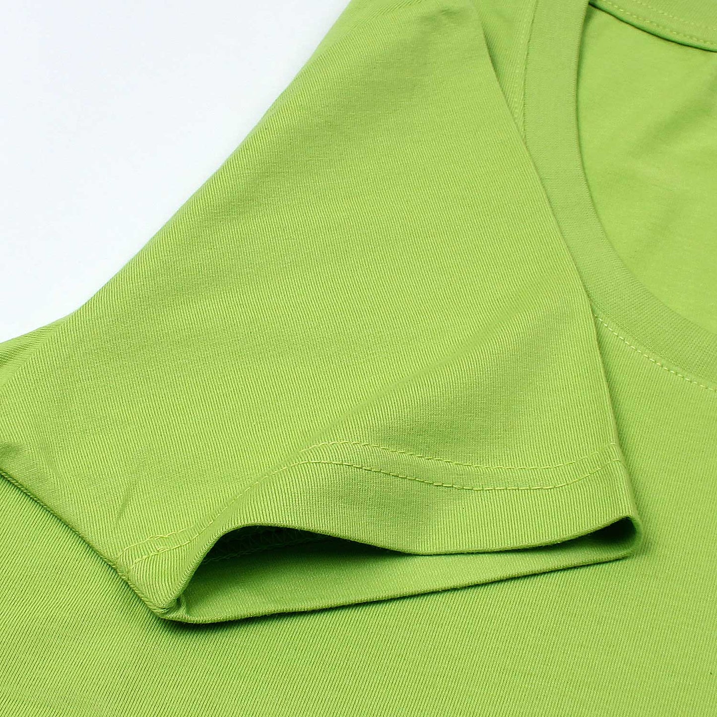 Fapak Solid Round Neck T-shirt For Women-2405
