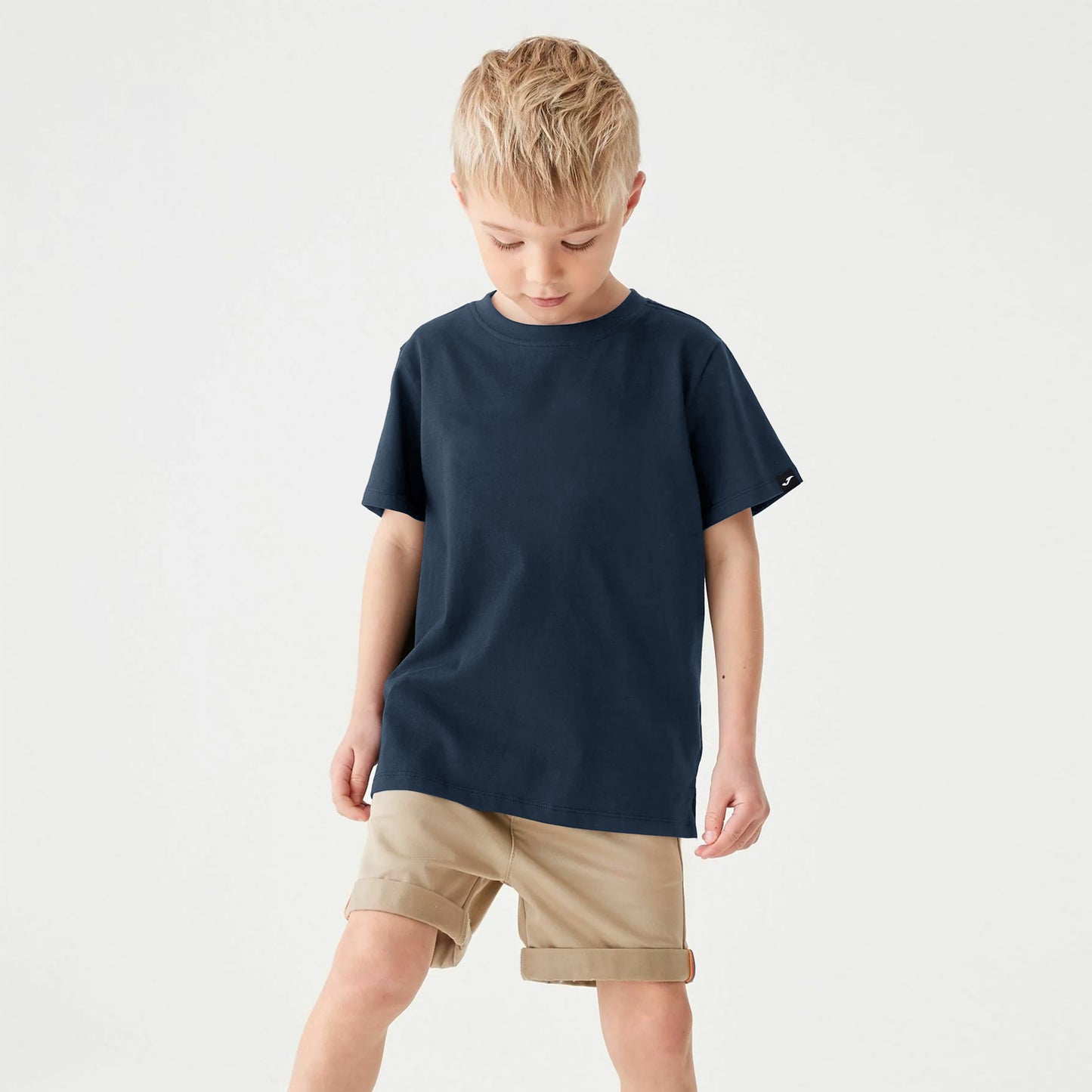 Joma Desert Plain T-shirt for Boys-2428-Navy