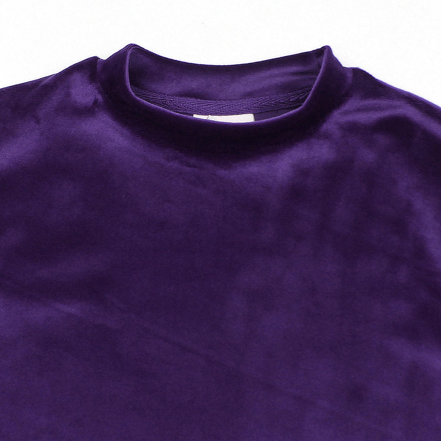 Velvet RoundNeck For Women-2353-Purple