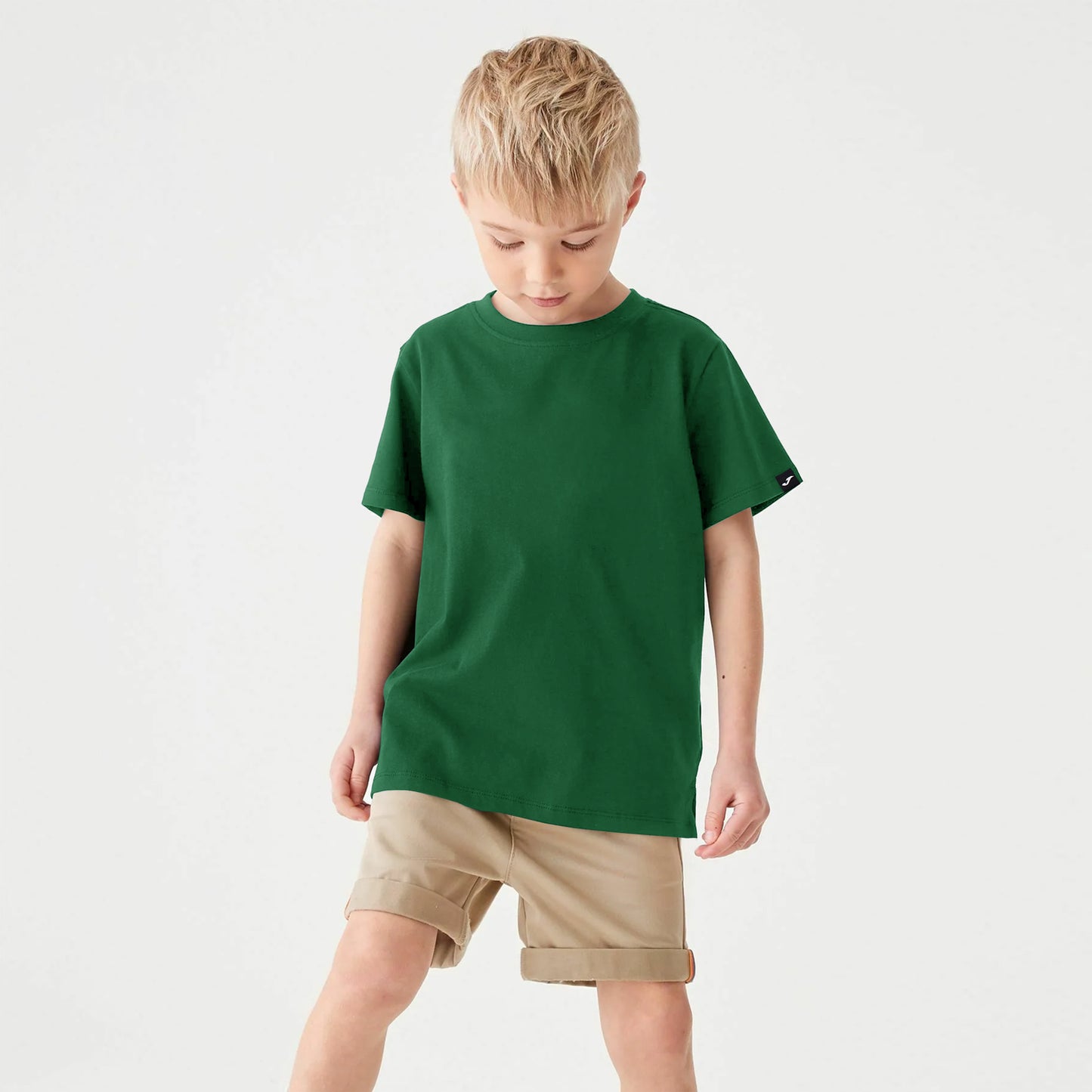 Joma Desert Plain T-shirt for Boys-2428-Green