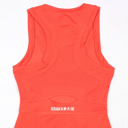 Osk Floucy Dress Women-2534-Orange