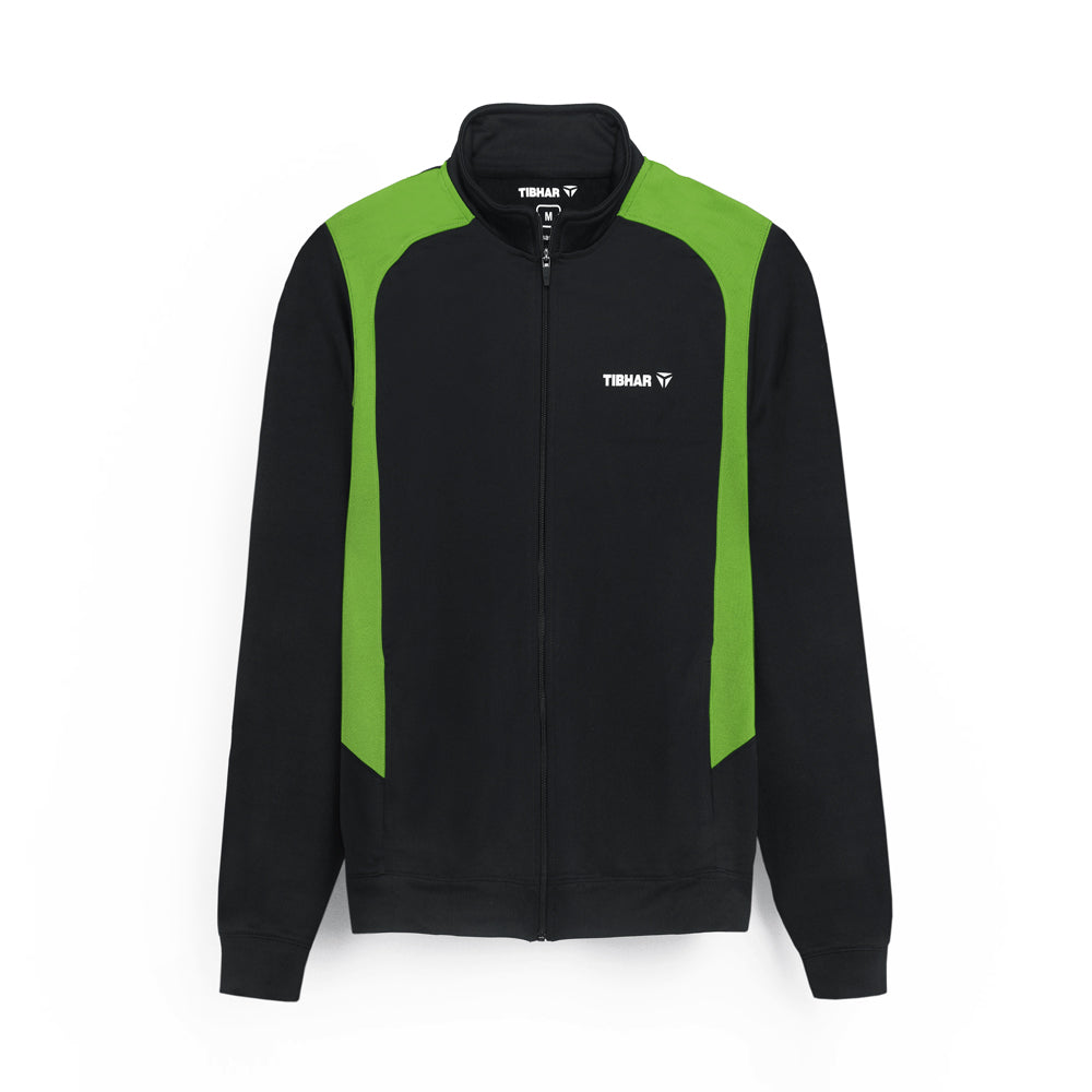 Tibhar Zipper Jacket For Men-2438 -Black Lime