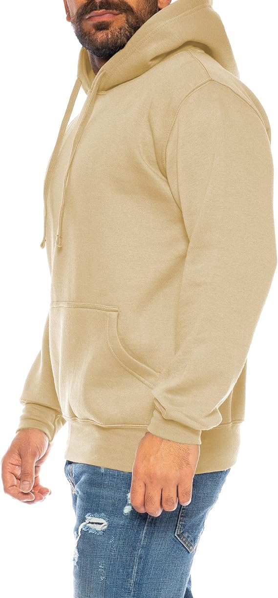 Raff & Taff Pullover Hood For Men-2312-Beige