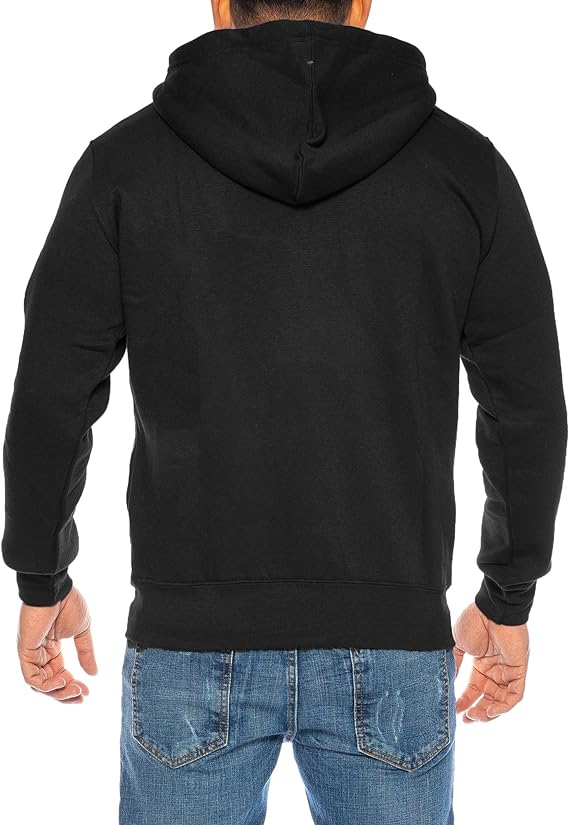 Raff & Taff Full Zipper Hood For Men-2314 -Black