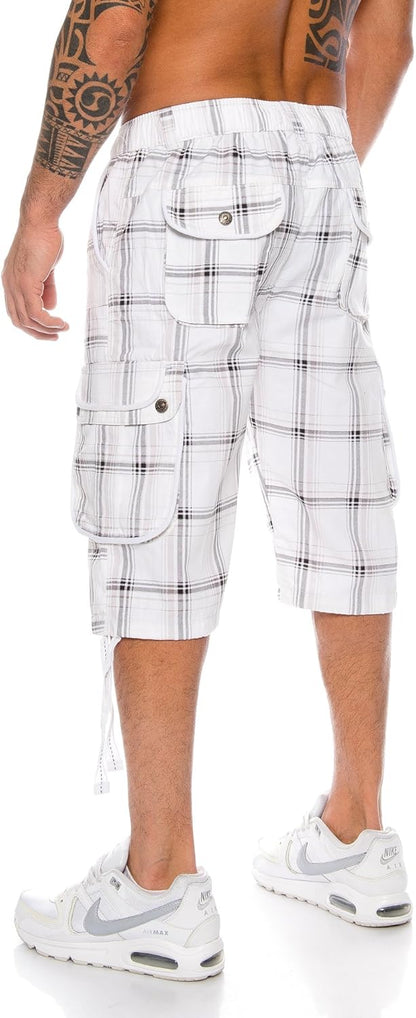 Raff & Taff Bermuda Shorts For Men-RT665-2627 White
