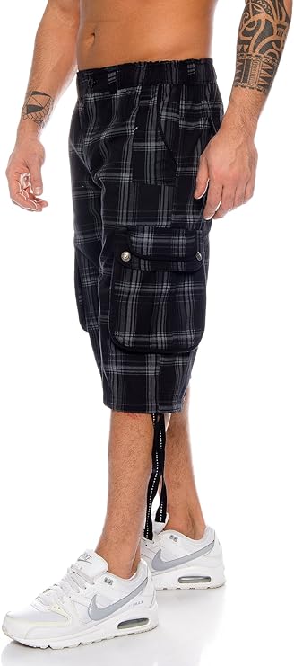 Raff & Taff Bermuda Shorts For Men-RT665-2627 Black