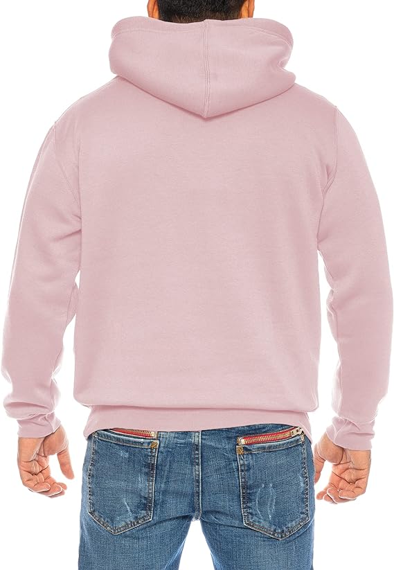 Raff & Taff Pullover Hood For Men-2312-Light Pink