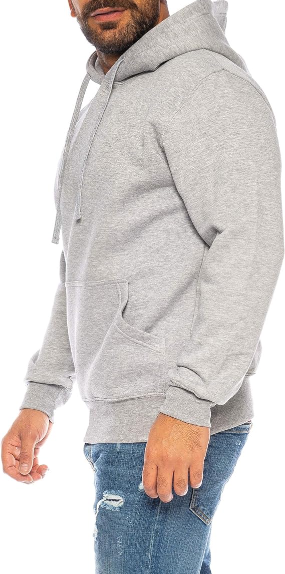 Raff & Taff Pullover Hood For Men-2312-Grey