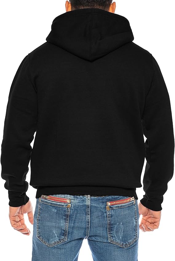 Raff & Taff Pullover Hood For Men-2312-Black