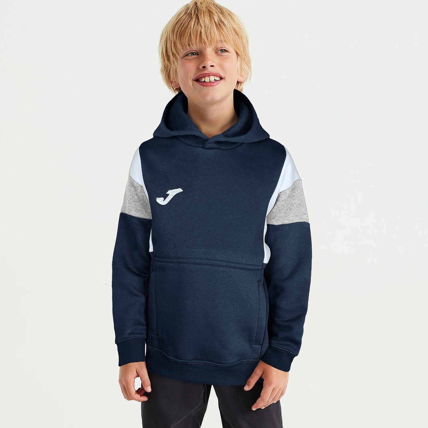 Joma Pullover Hood For Kids-KHDY-2005-Navy Blue