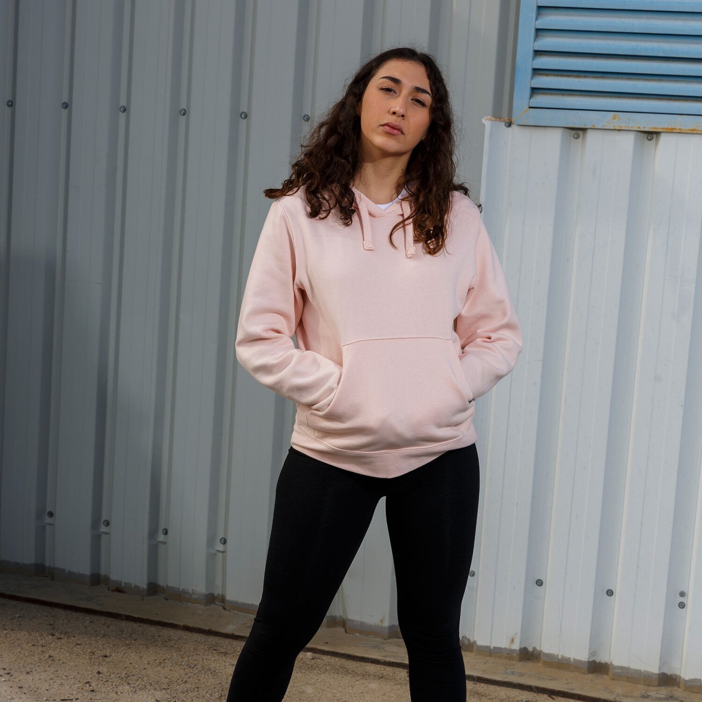 2750-JM Montana Pullover Hoodie For Women-Light Pink
