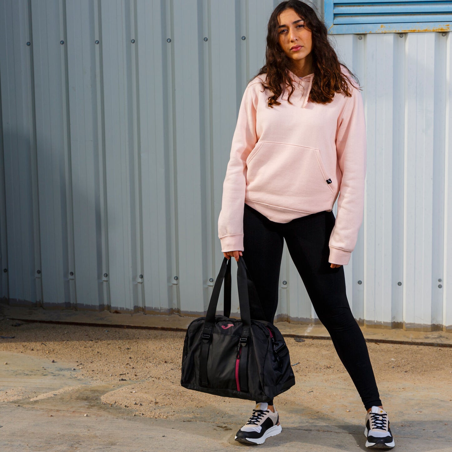 2750-JM Montana Pullover Hoodie For Women-Light Pink