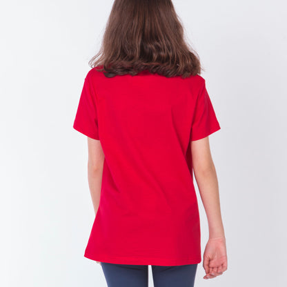 Joma Desert Round Neck T-shirt Women-2376-Red