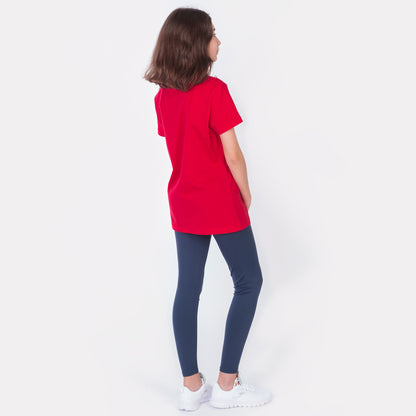 Joma Desert Round Neck T-shirt Women-2376-Red