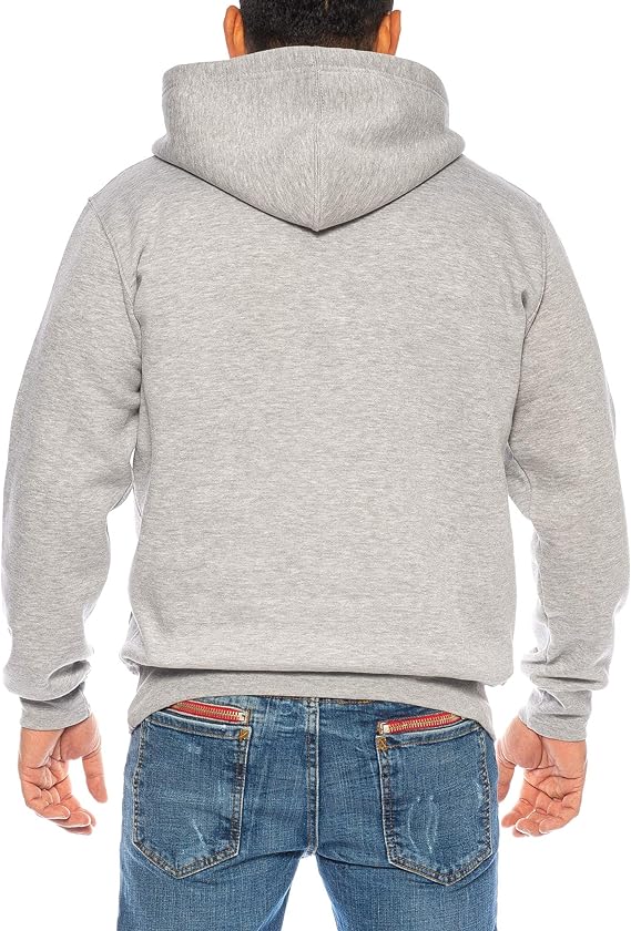 Raff & Taff Pullover Hood For Men-2312-Grey